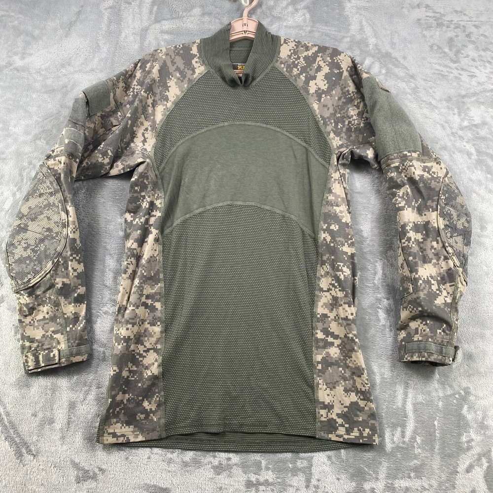 Massif Mountain Gear Army Combat Shirt Mens Medium ACU Digital Camo Pattern